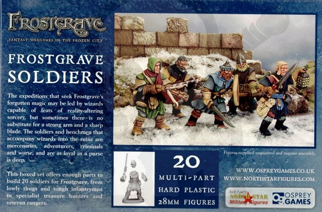 Frostgrave Soldiers - żołnierze - 20 szt.