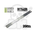 Stainless Steel RULER - linijka metalowa 20 cm / 8 cali