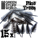 Model Pine Tree Trunks 15 szt. drzewa pnie drzew sosny