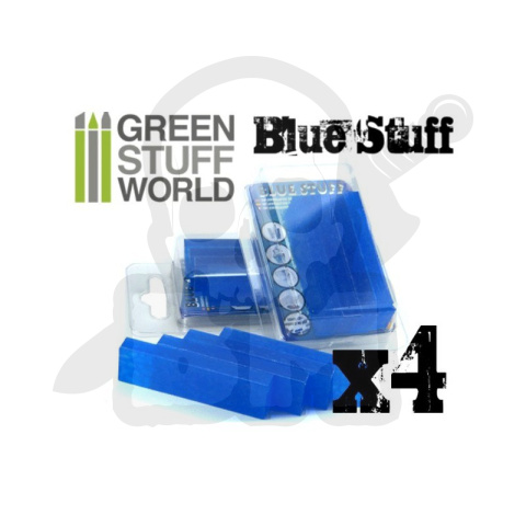Blue Stuff Mold 4 Bars - materiał do odlewów 4 paski