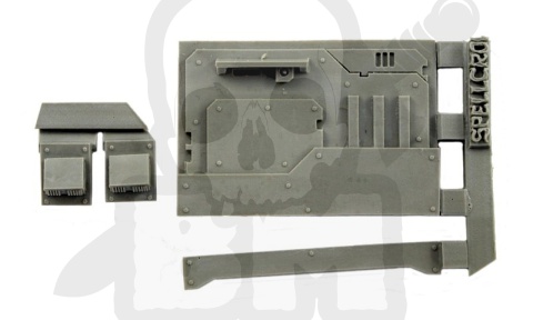 Opancerzona przednia płyta dla lekkich pojazdów Kosmicznych Rycerzy 1 szt. Armoured Front Plate for Light Vehicles