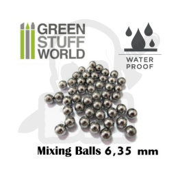 Mixing Paint Steel Bearing Balls in 6.35mm x40