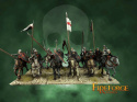 Mounted Sergeants - 12 konnych żołnierzy średniowieczni żołnierze