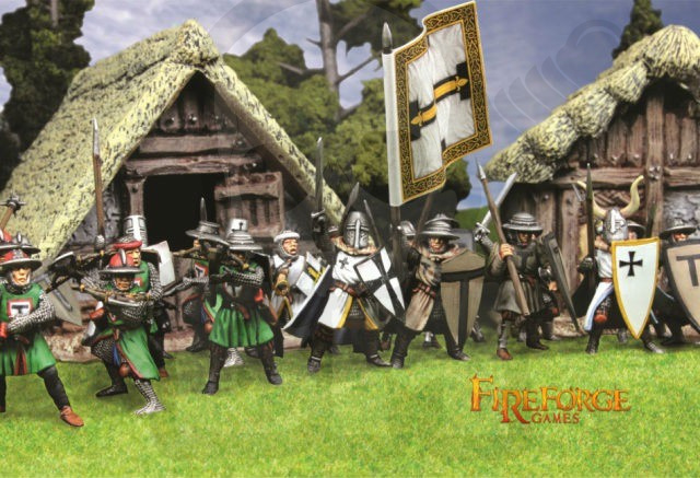 Teutonic Infantry Knights - 24 rycerzy krzyżackich rycerze Krzyżacy