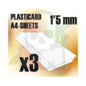 ABS Plasticard - arkusze 1,5mm A4 3 szt.