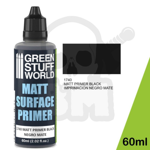 Matt Surface Primer 60ml - Black Akrylowy podkład czarny
