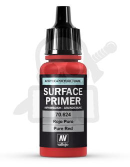 Vallejo 70624 Surface Primer 17 ml. Pure Red