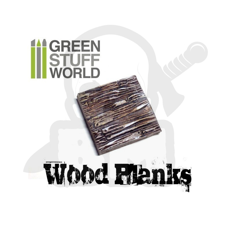 Wood Planks Rolling Pin