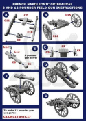 French Napoleonic Artillery 1804-1812 3 armaty 15 żołnierzy