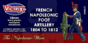 French Napoleonic Artillery 1804-1812 3 armaty 15 żołnierzy