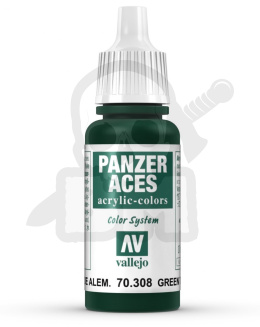 Vallejo 70308 Panzer Aces 17 ml Green Tail Light