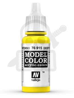 Vallejo 70915 Model Color 17 ml Deep Yellow
