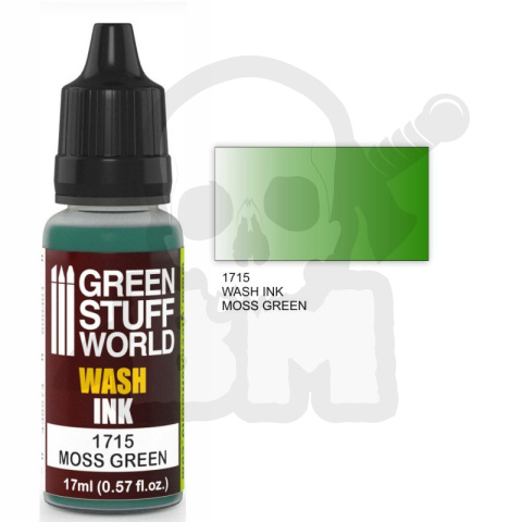 Green Stuff Wash Ink Moss Green 17ml