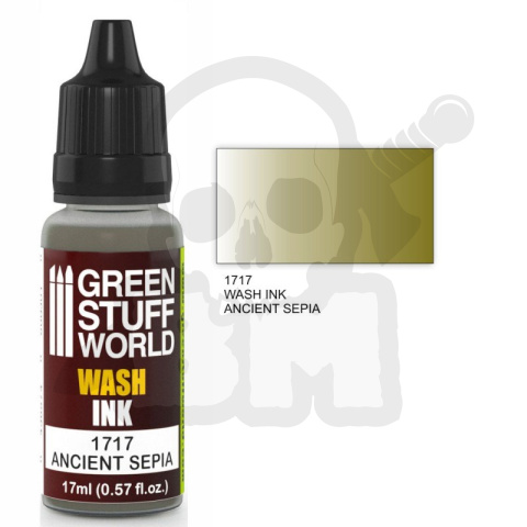 Green Stuff Wash Ink Ancient Sepia 17ml