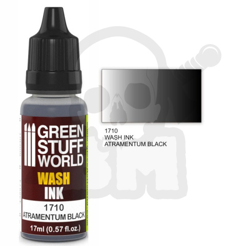 Green Stuff Wash Ink Atramentum Black 17ml