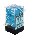 Kostki matowe K6 16mm spot jasnoniebieskie 12szt. - Opaque Light Blue