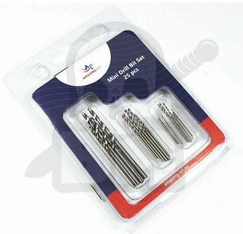 Mini Drills modelling 0,5-3mm 25pcs