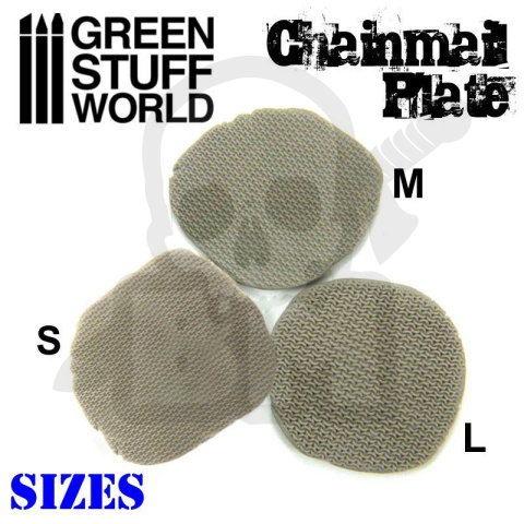 Texture Plate - ChainMail 2mm płytka do odciskania tekstur kolczugi Texture Plate - ChainMail 2mm płytka do odciskania tekstur kolczugi