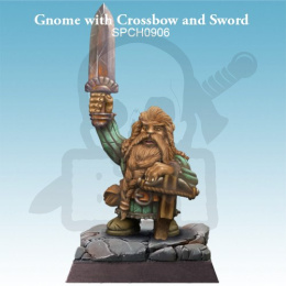 Gnome with Crossbow and Sword - Gnom z Kuszą i Mieczem