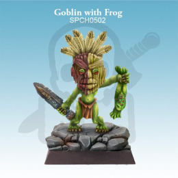Goblin with a Frog - goblin z upolowaną żabą