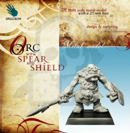 Orc with Spear and Shield - Ork z Włócznią i Tarczą