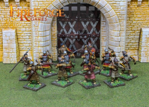 Byzantine Auxiliaries - 30 szt. bizantyjscy wojownicy Byzantine Auxiliaries - 30 szt. bizantyjscy wojownicy