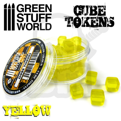 Yellow Cube tokens - akrylowe żetony 50 szt.