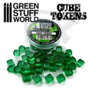 Green Cube tokens - akrylowe żetony 50 szt.