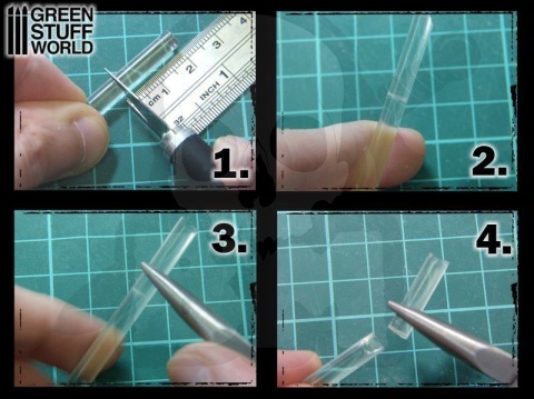 Pręty akrylowe - okrągłe 1,6 mm zielone Fluor