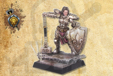 Heroine A of the Sisters of Talliareum [hammer + shield] - 1 szt.