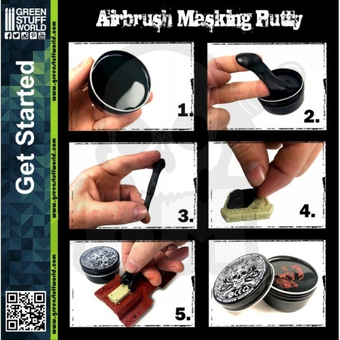 Airbrush Masking Putty 60g. masa maskująca