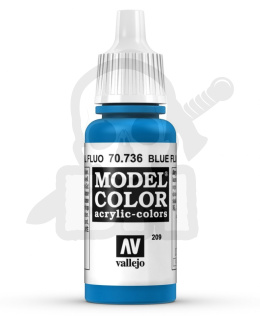 Vallejo 70736 Model Color 17 ml Blue Fluo