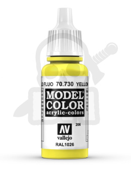 Vallejo 70730 Model Color 17 ml Yellow Fluo