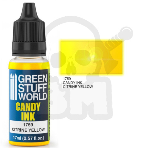 Green Stuff Candy Ink Citrine Yellow 17ml