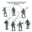 English Army 1415 Od Agincourt do Orleanu Rycerze żołnierze 6 figurek