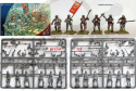 English Army 1415 Od Agincourt do Orleanu Rycerze żołnierze 6 figurek