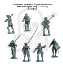 English Army 1415 Od Agincourt do Orleanu Rycerze żołnierze 36 figurek