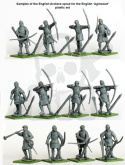 English Army 1415 Od Agincourt do Orleanu Rycerze żołnierze 36 figurek