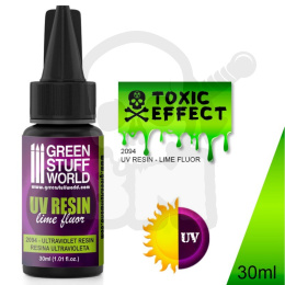 Ultraviolet Resin - Fluor Lime - 30ml