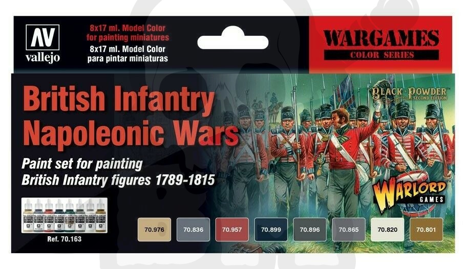 Vallejo 70163 Zestaw Model Color 8 farb - British Infantry Napoleonic Wars