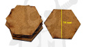 HDF MDF Bases - Hexagonal 50 mm heksagonalne podstawki pod figurki 5 szt.
