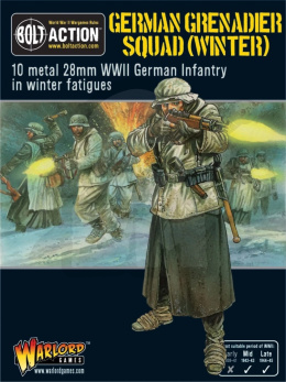 German Grenadiers in Winter Clothing - 10 pieces