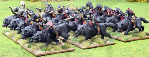 Goblin Wolf Riders - gobliny - 15 szt. Goblin Wolf Riders - gobliny - 15 szt.
