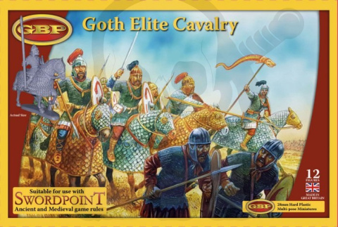 Goth Elite Cavalry kawaleria 12 szt. Goci Germanie Frankowie