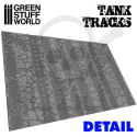 Tank Tracks Rolling Pin wałek do odciskania tekstur ślady gąsienic