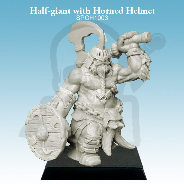 Umbra Turris Half-giant with Horned Helmet