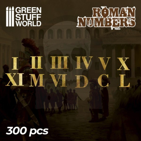 Roman numbers - 300 numbers - liczby rzymskie