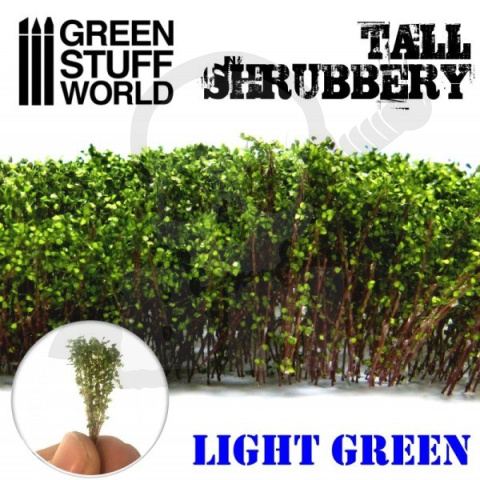 Tall Shrubbery - Light Green - wysokie krzewy
