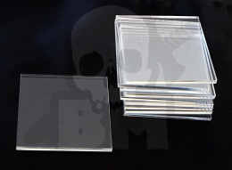 Acrylic Bases - Square 40 mm CLEAR x10