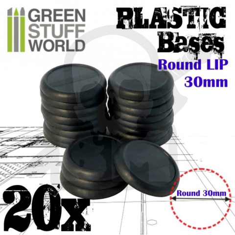 Plastic Bases 30 mm podstawki pod figurki 20 szt.
